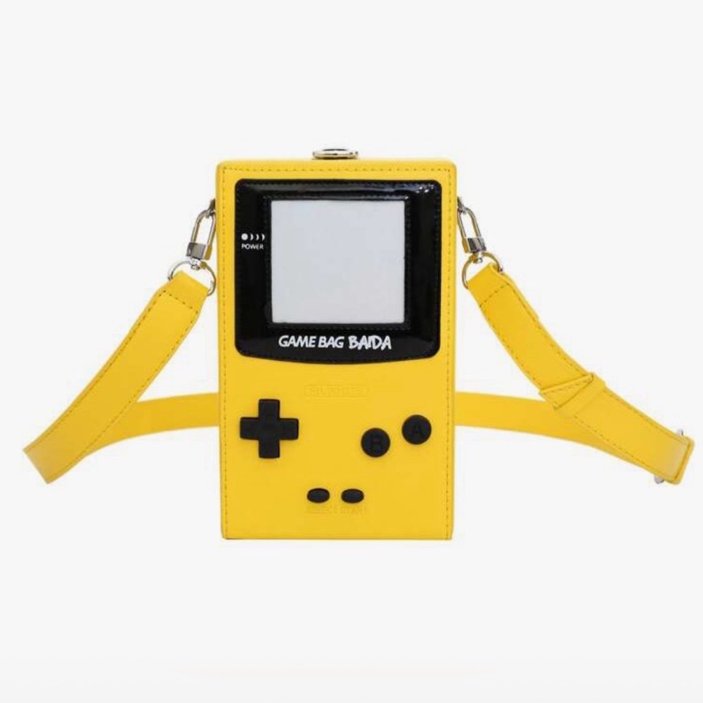 NEW✨ Retro Gameboy Color Crossbody Bag Purse Yellow